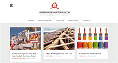 Desktop Screenshot of interiordesigntours.com
